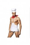 NC Lingerie sexy pour homme - Costume de chef - Costume de chef - Costume de jeu de rôle - Lingerie érotique pour homme
