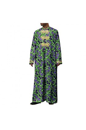 Manteaux longs Dashiki confortables Ankara à manches longues en dentelle Agbada pour homme