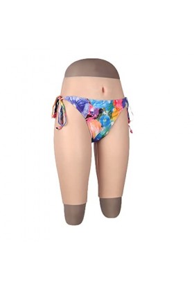 DUEVEL Culotte en Silicone RéAliste Short De ContrôLe Slip Sissy Enfichable sous-VêTement Hip Lifter Culotte Push-Up pour Cos