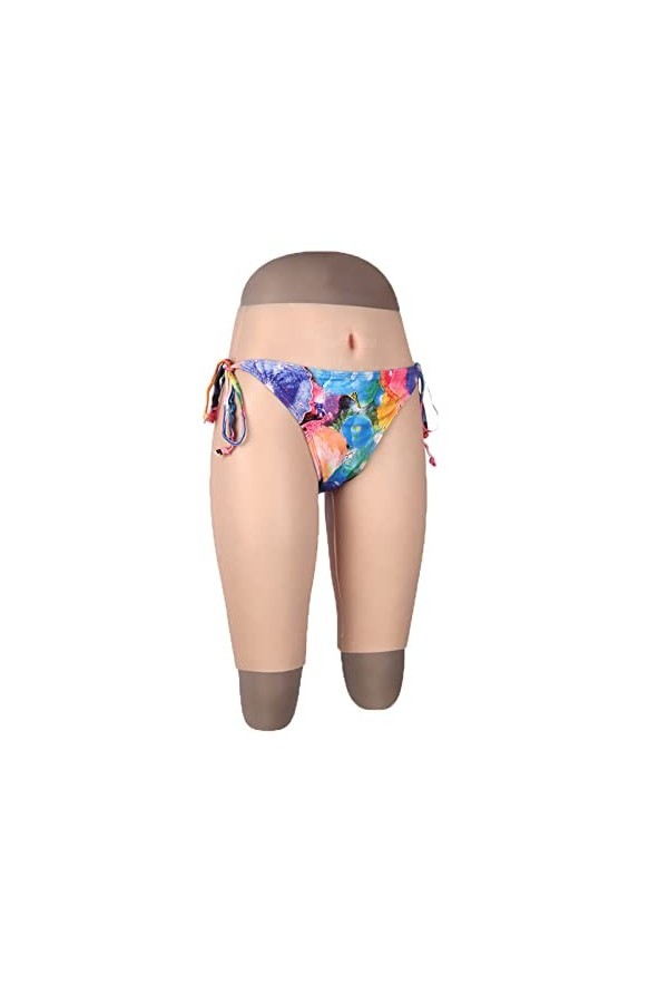 DUEVEL Culotte en Silicone RéAliste Short De ContrôLe Slip Sissy Enfichable sous-VêTement Hip Lifter Culotte Push-Up pour Cos