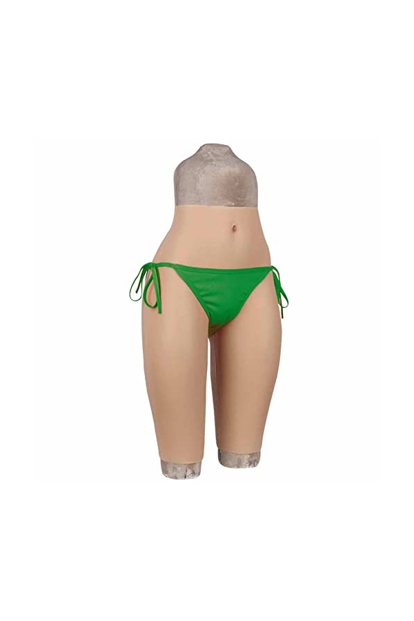 DUEVEL Culotte en Silicone Short De ContrôLe Culotte Sissy RéAliste sous-VêTement Rehausseur De Hanche pour Transgenre Drag Q