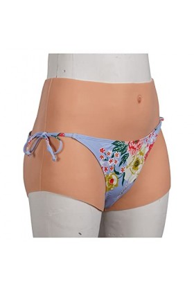 WQCZM Silicone Sissy Panties Fake Pussy Underwear Cachement Gaff Pénétrable Vagin Boîtres Brief,Color 1,M Upgrade