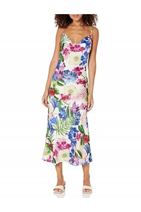 GUESS robe jeans akilina p19r tropicalia