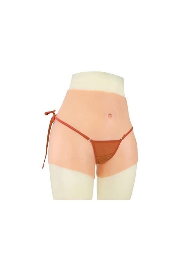 WQCZM Crossdressing Silicone Culotte Réaliste Hidding Gaff Control Boxer Briefs Hip Shaper sous-Vêtements pour Shemale Cospla