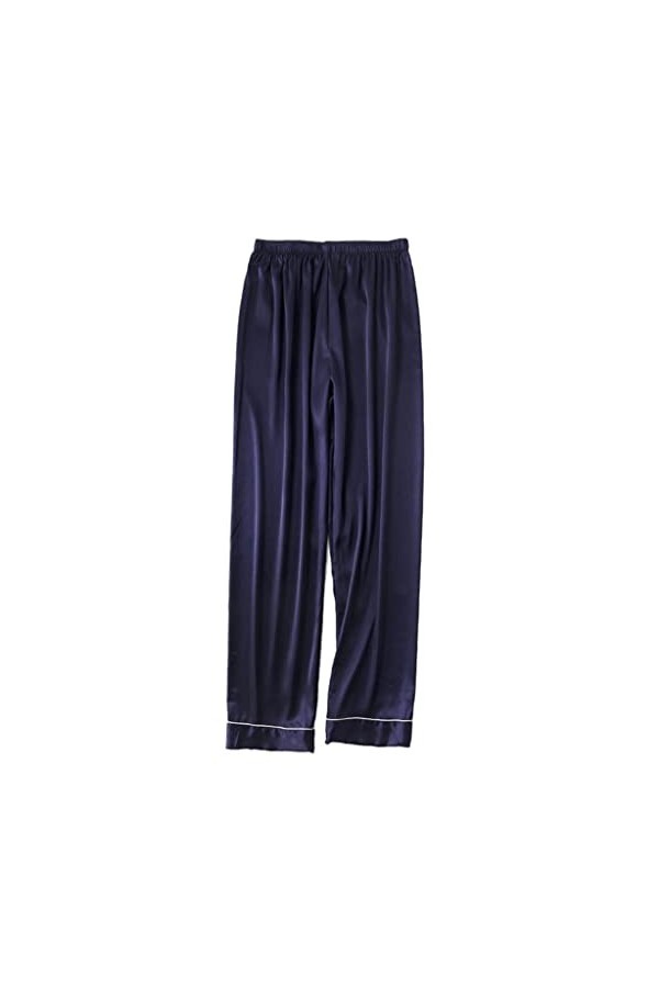 STRAW Printemps et été Pyjamas Lounge Lounge Négligée Soie Satin Pajamas Pajamas Pantalon Pantalon Pantalon Sleep Bas Color 