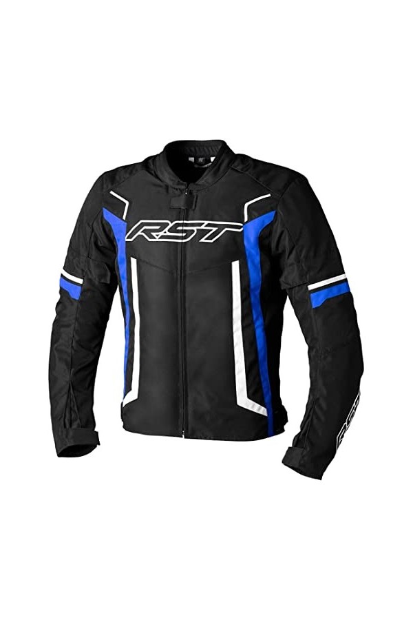 RST Pilot Evo Veste textile de moto Black/White/Blue,3XL 