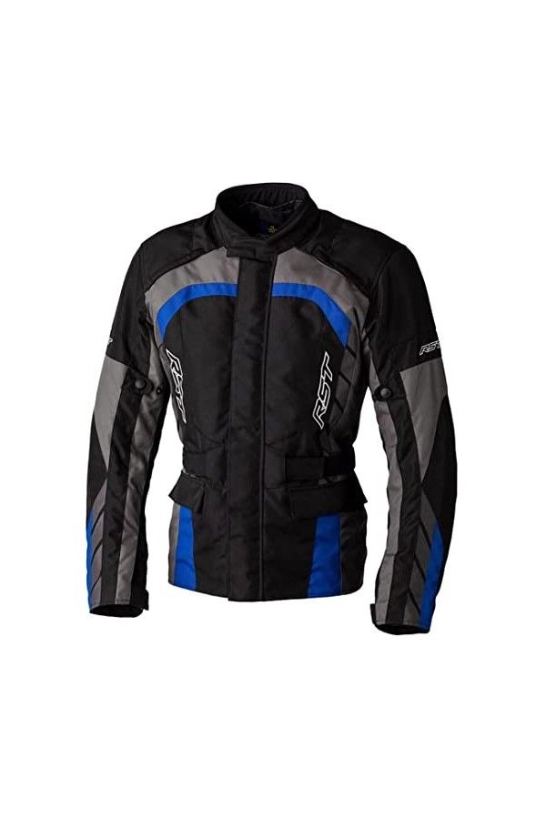 RST Alpha 5 Veste textile de moto Black/Grey/Blue,XL 