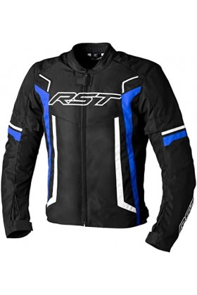 RST Pilot Evo Veste textile de moto Black/White/Blue,XL 