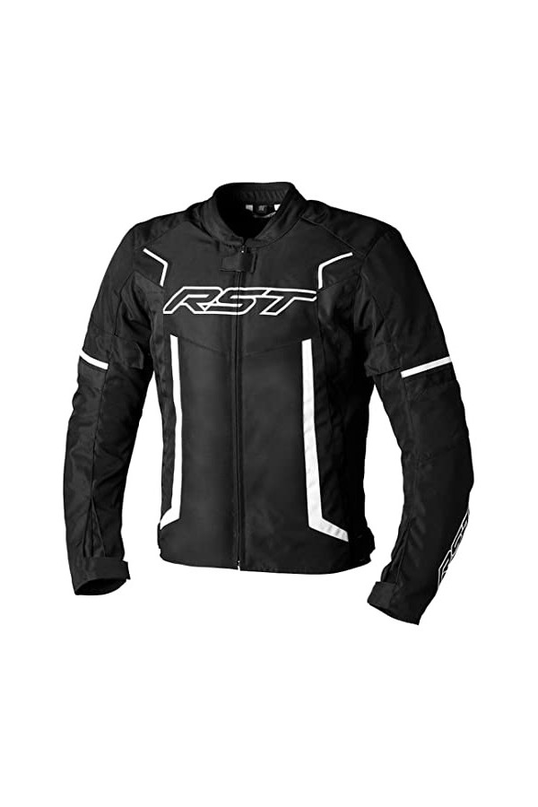 RST Pilot Evo Veste textile de moto Black/White,S 