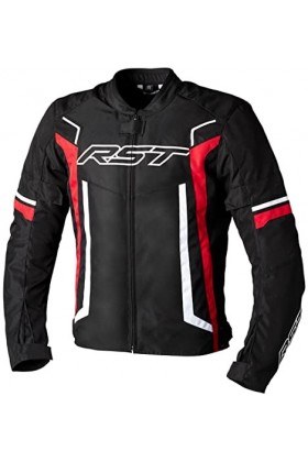 RST Pilot Evo Veste textile de moto Black/White/Red,S 