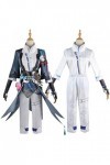 Foanja Yanqing Déguisement Homme Cosplay Anime Honkai Star Rail Himeko Complets Jeux Uniformes et Accessoires Perruques pour 