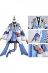 Foanja Bailu Déguisement Femme Cosplay Honkai Star Rail Anime Personnages Bailu Complets Uniformes et Accessoires Perruques p