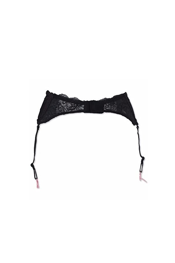 ZTTTD Lady Sexy Soft Elastic Lace Routes Amovibles Garter Belt for Stockings All-Match Black Lingeries