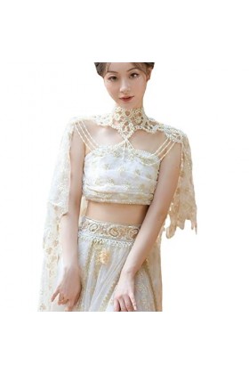 XIALON Dunhuang brodé exotique Hanfu Guofeng Western Region Princess Clothing L 165cm 55kg Blanc