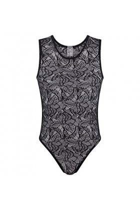 MANstore Body String en Dentelle Noir M2275