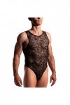MANstore Body String en Dentelle Noir M2275
