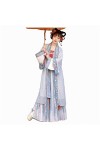Mkjuuior Costume ancien Hanfu - Robes traditionnelles chinoises - Tenue de fée élégante - Jupe de performance - Cosplay - Pea