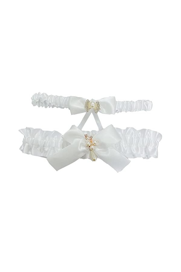 JJZXD Garter de mariage broderie fleur jarretières sexy Color : F, Size : 2pcs 