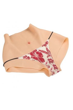 YAPOKCDS Sous-vêtements en silicone pour homme - Pour crossdresser - Dragqueen transgenre, Color2 avec cavité anale, 32