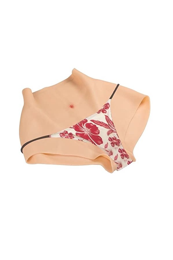 YAPOKCDS Sous-vêtements en silicone pour homme - Pour crossdresser - Dragqueen transgenre, Color2 avec cavité anale, 32