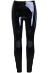 IDOBLO Latex Zipper Sexy Skinny Pantalon Automne Hiver Femmes Streetwear Tenues Noir Slim Tousers,Personnaliser,M