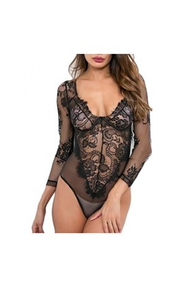 EYHLKM Femmes à manches longues sans dos sexy saut Color : A, Size : XL code 