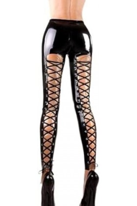 Pantalon Noir Sexy En Caoutchouc Latex 0,4 Mm,Noir,format Personnalisé