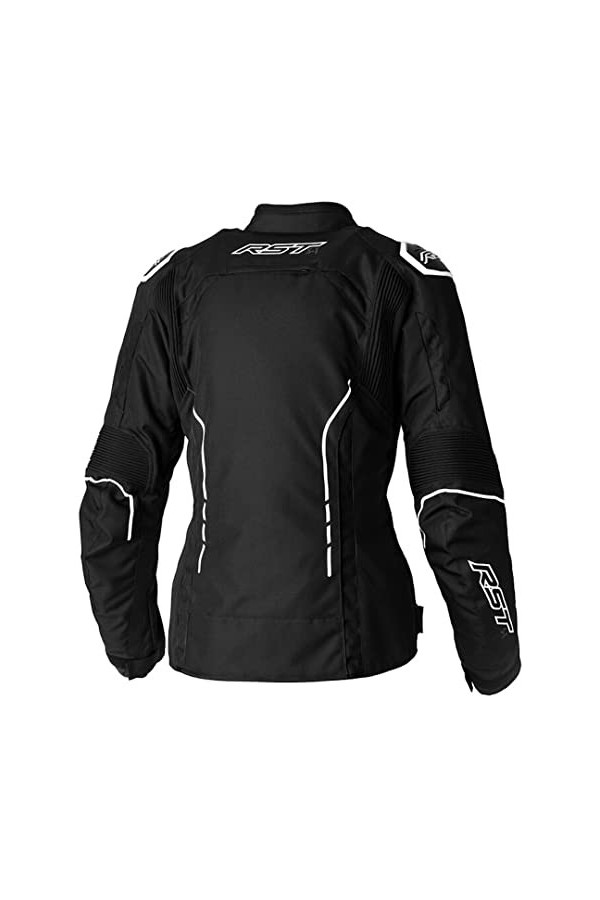 RST S-1 Veste textile de moto pour dames Black/White,3XL 