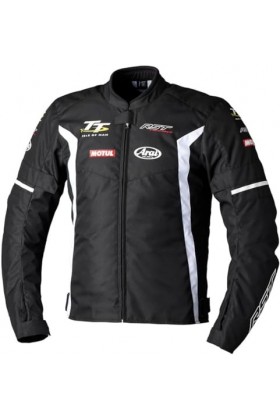 RST IOM Team Evo Veste textile de moto Black/White,XXL 