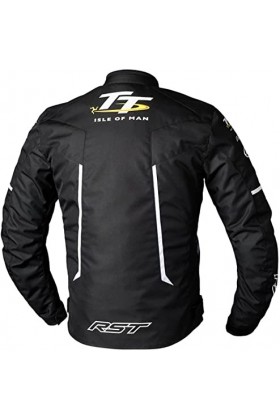 RST IOM Team Evo Veste textile de moto Black/White,XXL 
