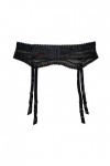 DLOETT Noir Femmes Mesh Dentelle Clips Métal Sexy Jarretière Porte-Jarretelles pour Bas Lingerie Sexy Sous-vêtements Cadeau