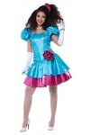 California Costumes Robe de fête des années 80, femme adulte, L
