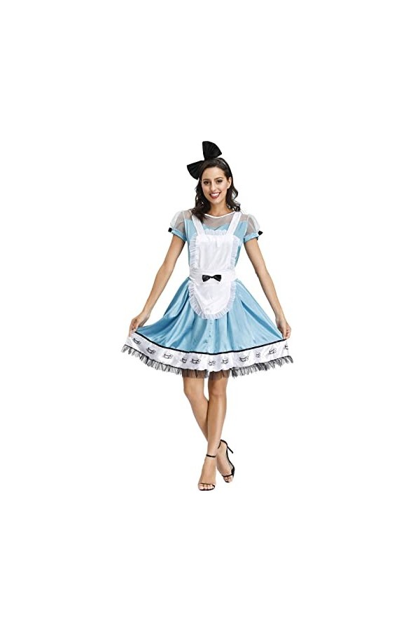 NC Newdesign Alicefairytalesexycute Mickeymaiddress Costume dHalloween Cosplayshowstagecostume