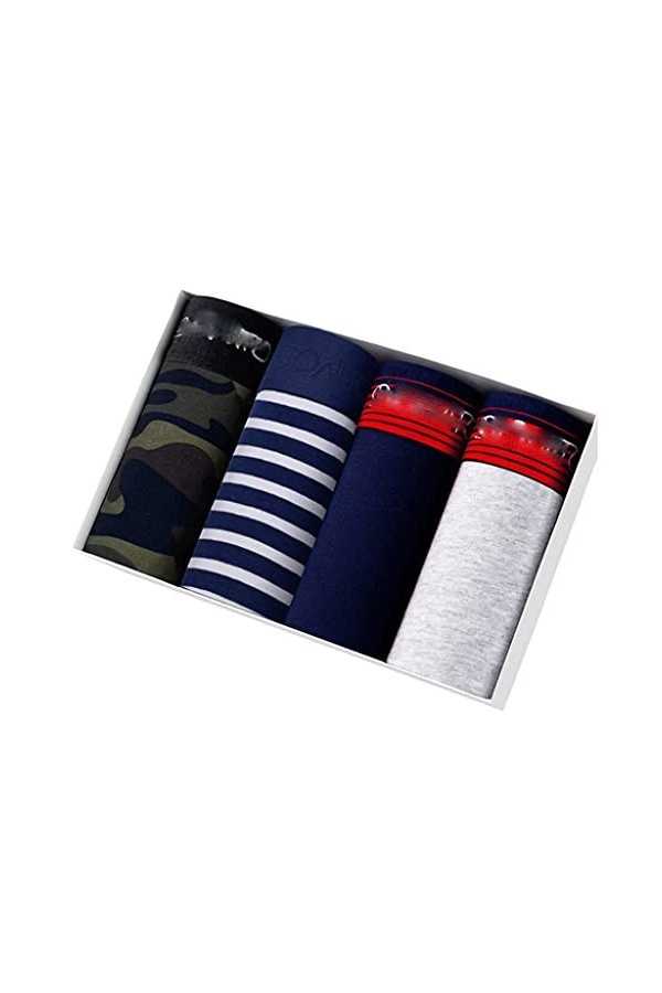 HLDETH 4pcs Slips Sexy Hommes Culotte Sous-vêtements pour homme Set de Jockstrap masculin Color : Multicolor 2, Size : XL co