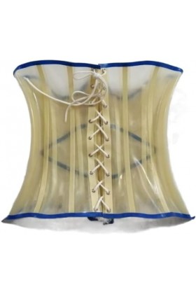 Latex 100% Caoutchouc Femmes Ceintures Transparentes Corset Entraînement Taille Formateur,Couleur Personnalisée,XS