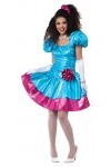 California Costumes Robe de fête des années 80, femme adulte, S