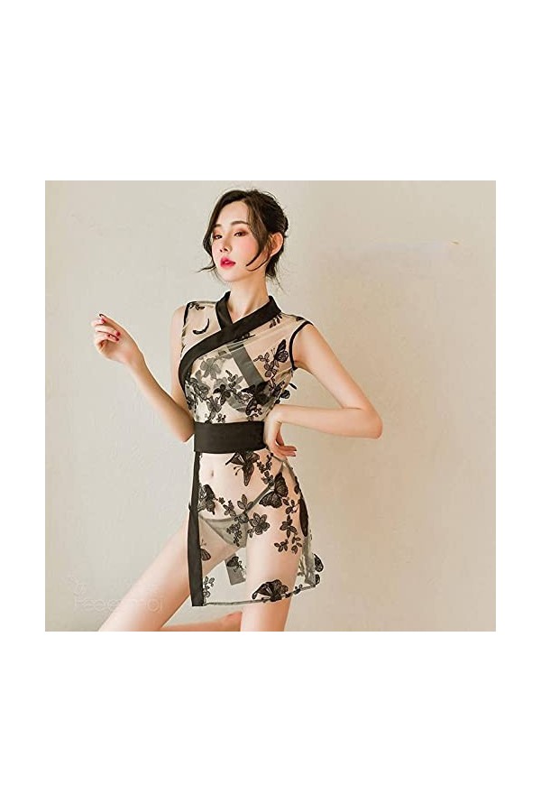 NC Sexykimonolingerieuniform japonais erotique transparent kimonocouple excosplaykimonokawaiipornocostumeslingerie