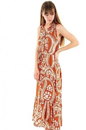 lauren vidal robe re2094 sepia
