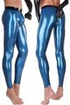 IDOBLO Pantalon en Latex pour Homme Culotte en Caoutchouc Frout Zipper,Couleur Personnalisée,XL