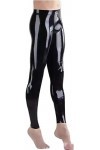 IDOBLO Costume De Pantalon Homme Fait Main En Latex Sexy pas De Fermeture Éclair ,Bleu Foncé,S