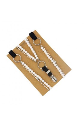 DLOETT Perle Ceinture Vêtements Jarretelles Noeud Papillon Connexion Accessoires Cadeau