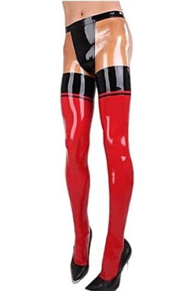 Leggings En Latex Pantalons En Caoutchouc Sexy Pour Hommes,Tel Quel,X-Petit
