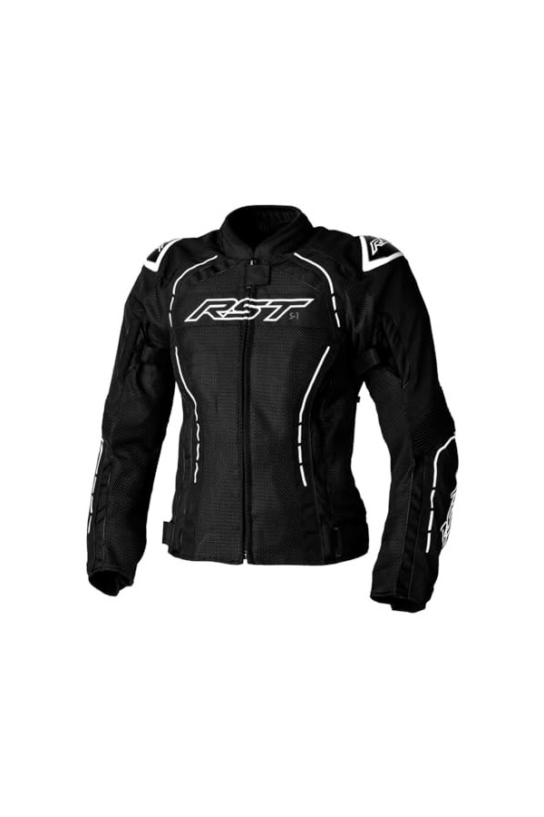 RST S1 Mesh CE Veste textile pour femme Noir/blanc 42