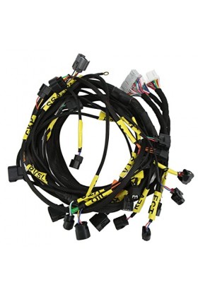 Faisceau de Moteur caché, Harnais dinjecteur de Moteur Multifonction étiquette Transparente étanche à lhumidité pour Voitur