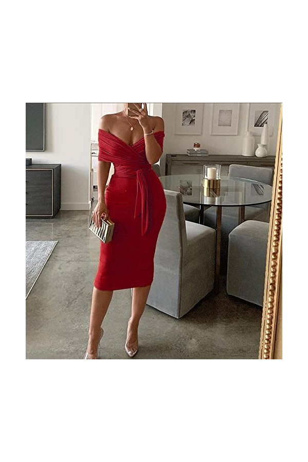 CHYSP Tempérament Geburtstag Party Kleid Sexy Rohr Top Schulter Strap Top Hohe Taille Tasche Hüfte Rock Zwei-Stück Anzug Col