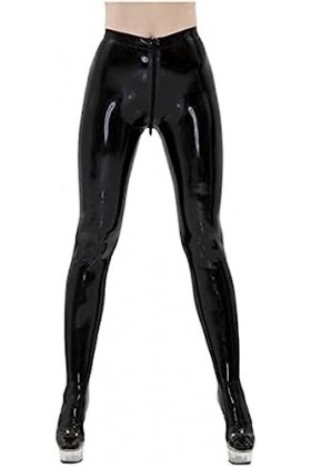 Latex Caoutchouc 0.40mm Pantalon Jeans Pantalon Zipper Catsuit Costume Sexy,Personnaliser,S