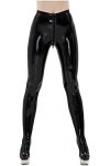 Latex Caoutchouc 0.40mm Pantalon Jeans Pantalon Zipper Catsuit Costume Sexy,Personnaliser,S