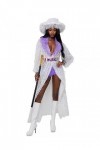Roma Costume 4 pièces High Roller Lady Pimp - Large