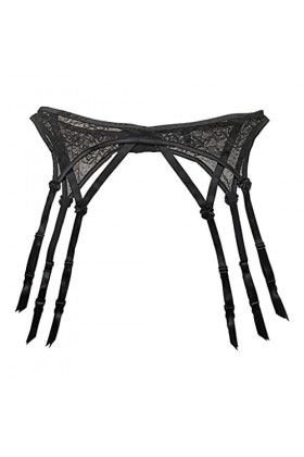 GJRFYJ Black Floral Lace Bowknot 6 STACT Color : Black, Size : Medium 