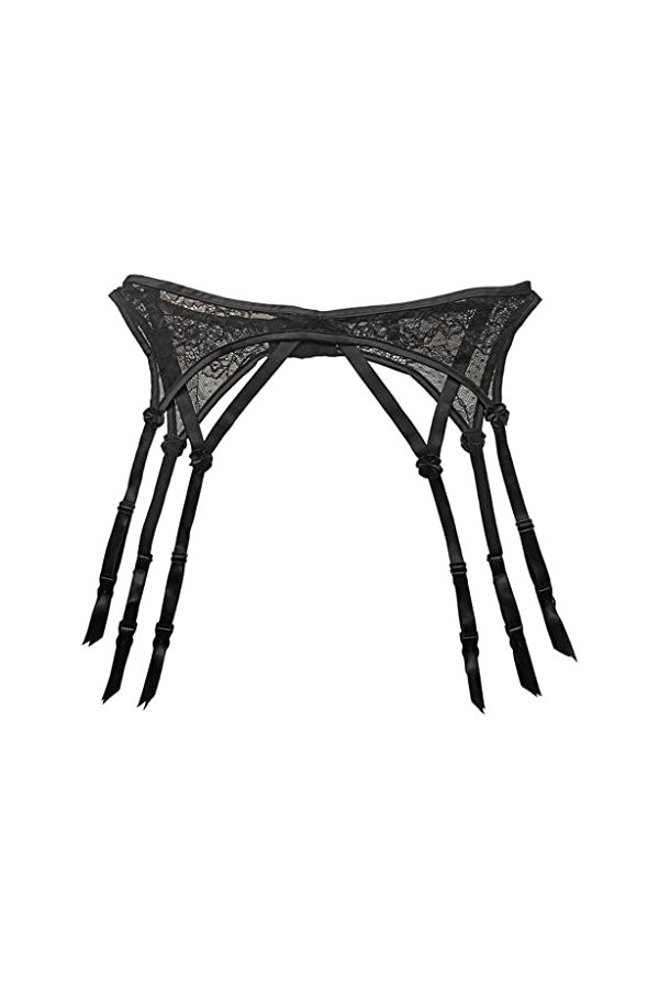 GJRFYJ Black Floral Lace Bowknot 6 STACT Color : Black, Size : Medium 